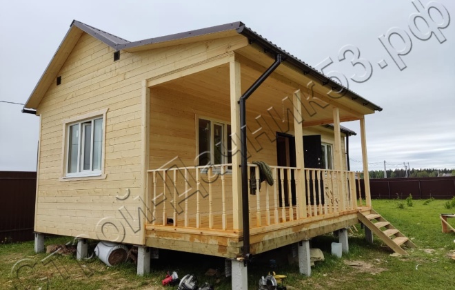 1 Каркасно-щитовой дом проект заказчика 46М², Мо (5)